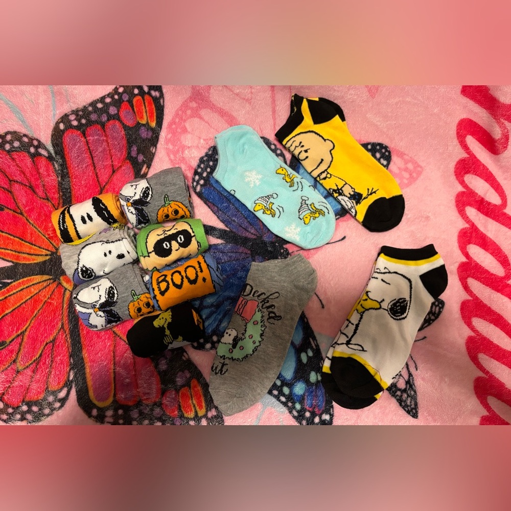 Bundle! New Charlie Brown Socks